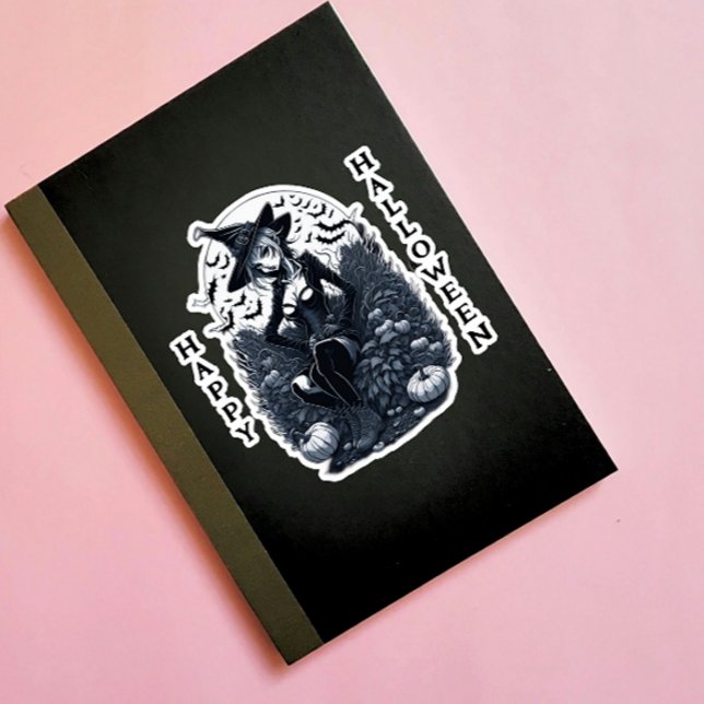 Tattoo Style Moonlit Witch Pumpkin Patch Vinyl (Creator Uploaded)