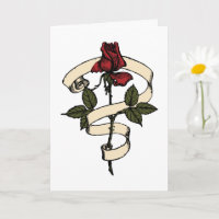 Tattoo Style Rose