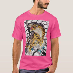 Tattoo Style Traditional Japanese Tiger T-Shirt