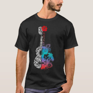 TATTOO Tribal pattern UKULELE Hawaii Music T-Shirt