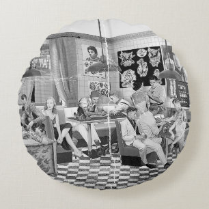 Tattoo You! Round Cushion