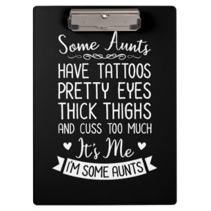 Tattooed Aunt Clipboard
