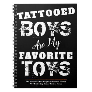 Tattooed Boys 6.5" x 8.75" Notebook