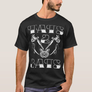 Tattooed Cat Mom Gift Women Tattoo T-Shirt