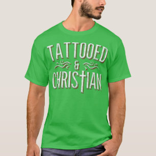 Tattooed Christian Biker Tattoo Ink Motorcycle Cro T-Shirt