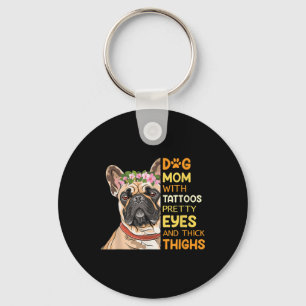 Tattooed Dog Mum Temporary Tattoos Inked Tattooed Key Ring