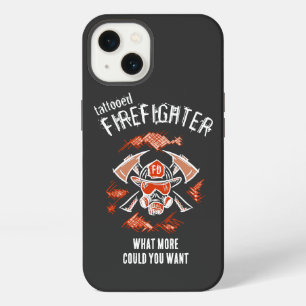Tattooed firefighter. What more could you want. iPhone 13 Case
