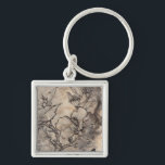 Tattooed Floral I Key Ring<br><div class="desc">Floral</div>