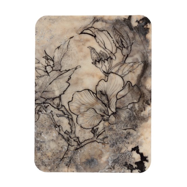 Tattooed Floral I Magnet (Vertical)