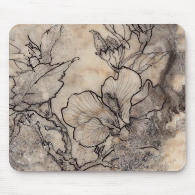 Tattooed Floral I Mouse Pad (Front)