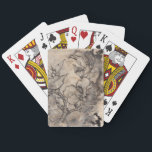 Tattooed Floral I Playing Cards<br><div class="desc">Floral</div>