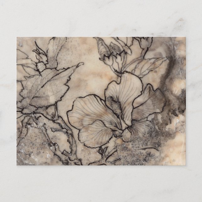 Tattooed Floral I Postcard (Front)
