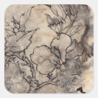 Tattooed Floral I