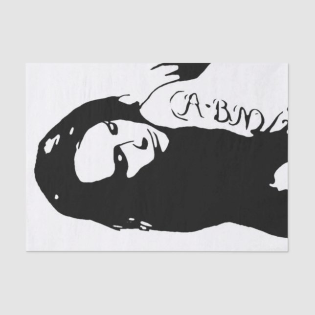 Tattooed Girl Tissue Paper (Front)