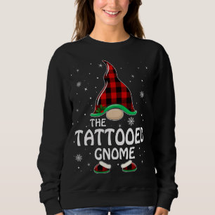 Tattooed Gnome Buffalo Plaid Matching Family Chris Sweatshirt