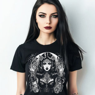 Tattooed Gothic Woman T-Shirt