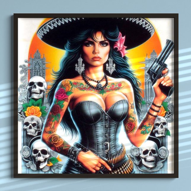 Tattooed Mexican Girl Poster (Creator Uploaded)