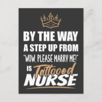 Tattooed Nurse is the Ultimate in Appeal. Fun Gift