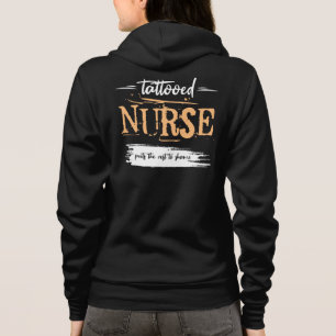 Tattooed nurse puts the rest to shame. Gift idea. Hoodie
