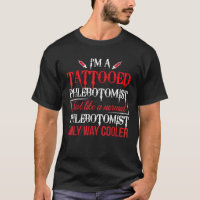 Tattooed Phlebotomist Funny Phlebotomy Nurse Gift