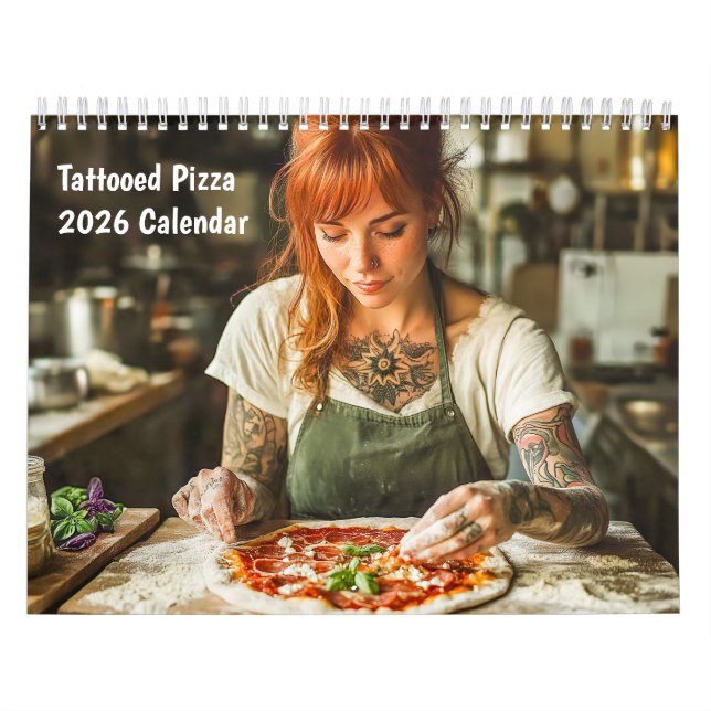 Tattooed Pizza – 2026 Calendar   (Cover)