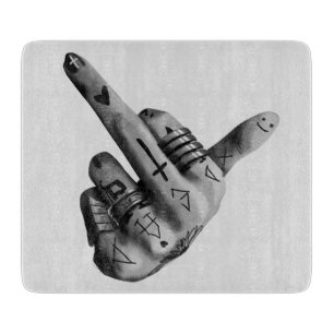 Tattooed Rebel Cutting Board