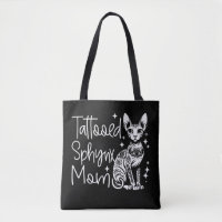 Tattooed Sphynx Mum Cat Gift