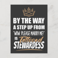 Tattooed Stewardess is the Ultimate in Appeal Gift