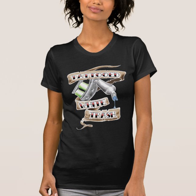 Tattooed White Trash T-Shirt (Front)