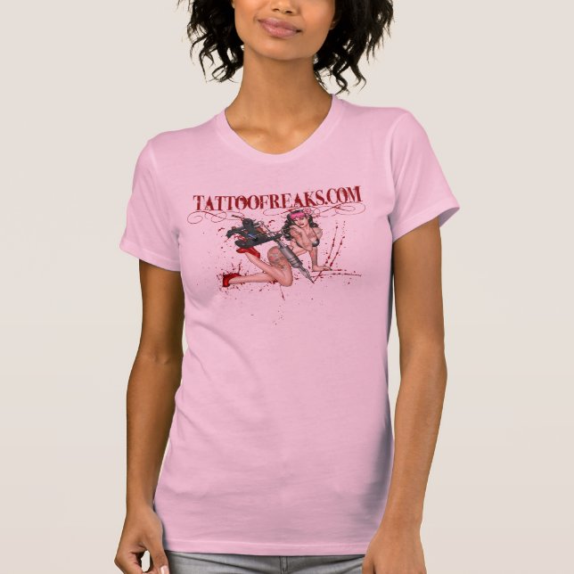 TattooFreaks.com girly shirt (Front)