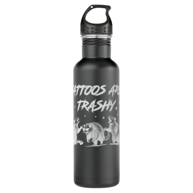 Tattoos Are Trashy 710 Ml Water Bottle (Front)
