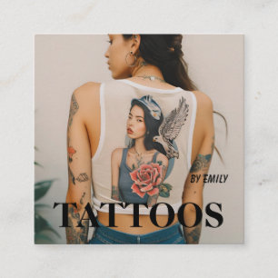 Tattoos Artist Graphic Business Card