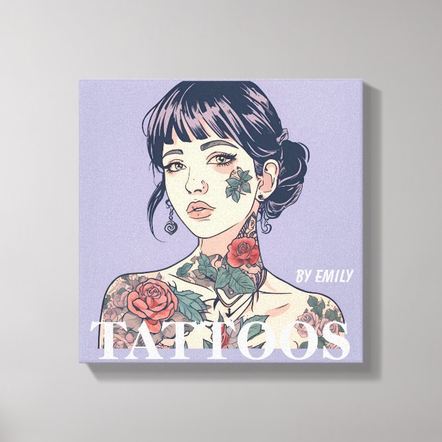 Tattoos Salon  Canvas Print (Front)