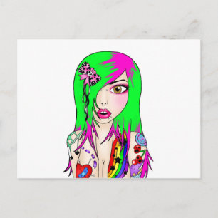 Tatty Lizzie Postcard