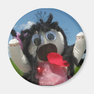 Tatty Ragdoll fridge magnet