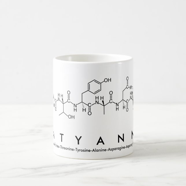 Tatyanna peptide name mug (Center)