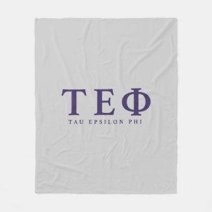 Tau Epsilon Phi Letters Fleece Blanket