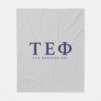 Tau Epsilon Phi Letters Fleece Blanket