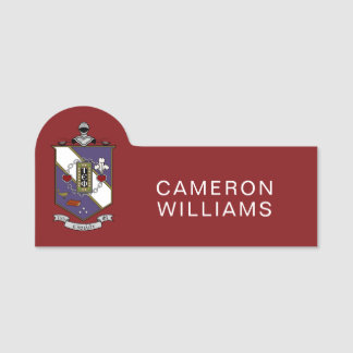 Tau Epsilon Phi Tau Crest Name Tag