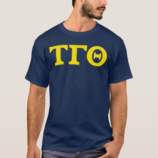 Tau Gamma Theta Letters T-Shirt - Navy