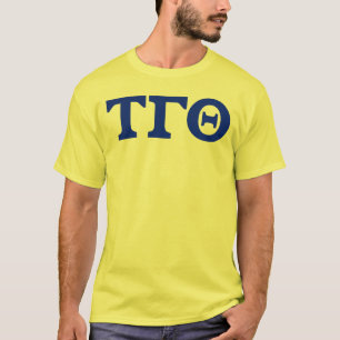 Tau Gamma Theta Letters T-Shirt - Yellow