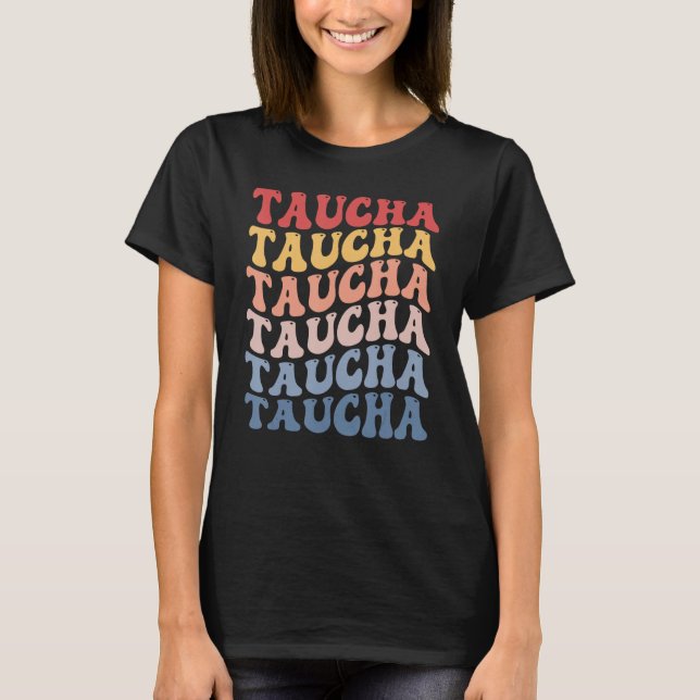 Taucha City Groovy Retro T-Shirt (Front)