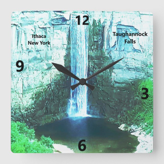 TAUGHANNOCK FALLS ITHACA clock (Front)