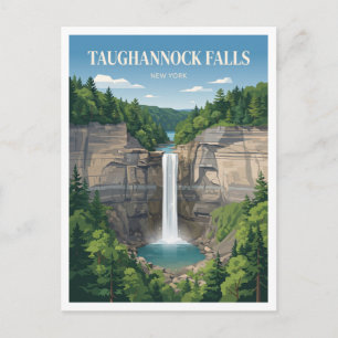 Taughannock Falls State Park Trumansburg New York Postcard
