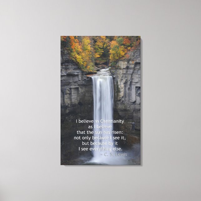 Taughannock Falls, Ulysses, NY Canvas Print (Front)