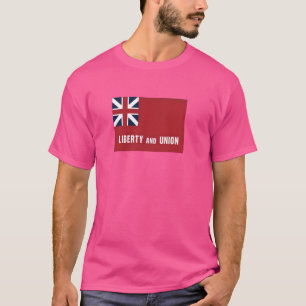 Taunton Flags Liberty And Unions Design T-Shirt