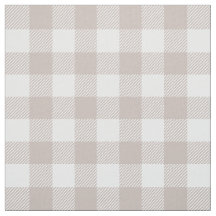 Taupe Buffalo Plaid