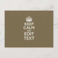 Taupe Coffee Keep Calm And Have Your Text Easily