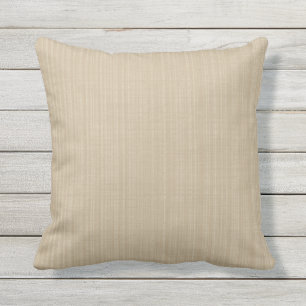 Taupe Khaki Shade Variation Outdoor Pillow 16x16