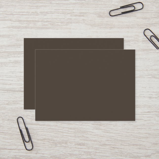 Taupe Mighty Business Card (Front/Back In Situ)